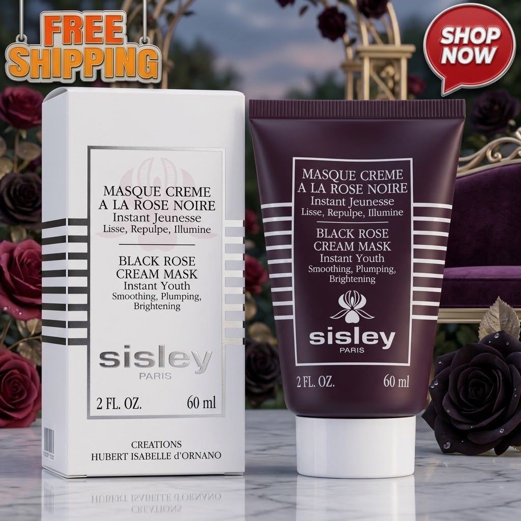 Black Rose Cream Mask by Sisley Paris Instant Youth 2 oz / 60ML Sealed & New