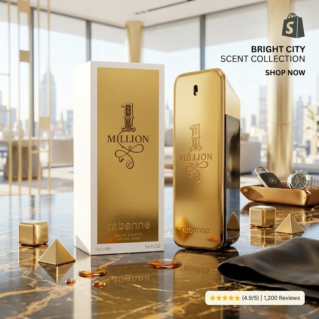 Rabanne 1 Million Eau de Toilette for Men 3.4 oz / 100 mL