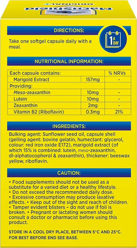 Eye Health Support Capsules – Vision & Macular Support Formula, 90 Count