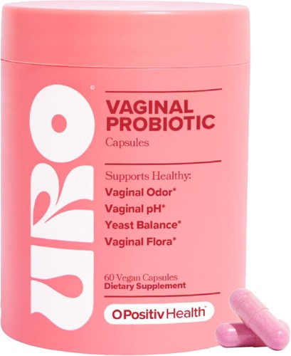 Women’s Vaginal Probiotic Supplement – pH Balance & Digestive Support with Prebiotics – 60 Capsules