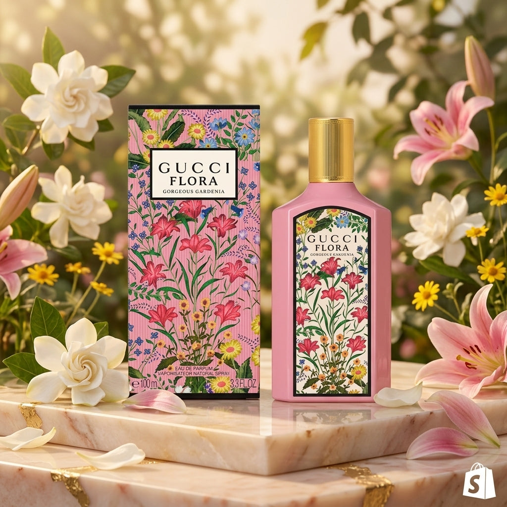 Gucci Flora Gorgeous Gardenia 3.3 oz EDP Perfume for Women New In Box