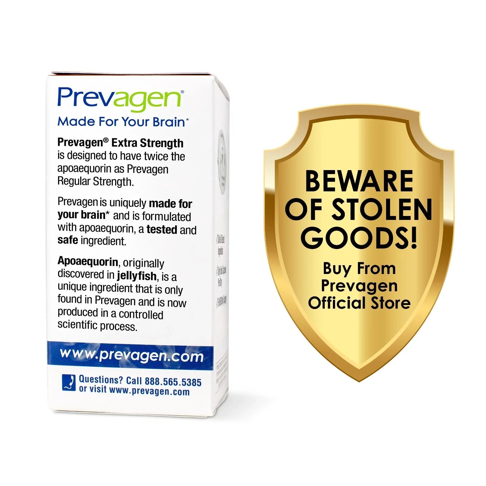 Extra Strength Memory Support Capsules – 20mg Formula, 60 Capsules (2 Pack)