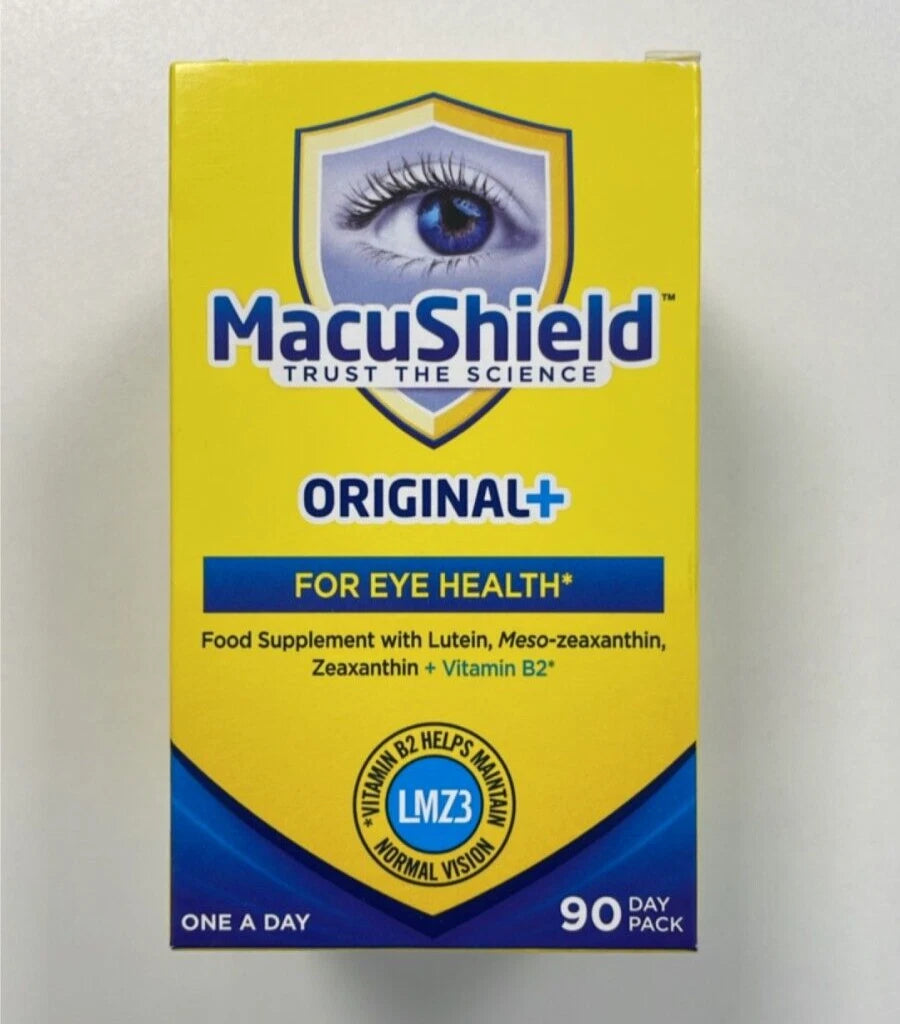 Macushield Original+ Eye Supplement Capsules 90ct - 3 PACK